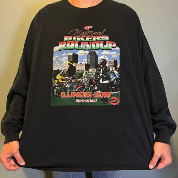 The National Biker Roundup 41st anniversary t shirt motorcycle rally - Picture 2 of 5